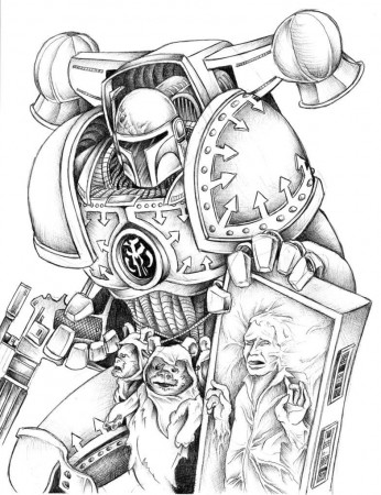 40k Coloring Picture for my Patients ...