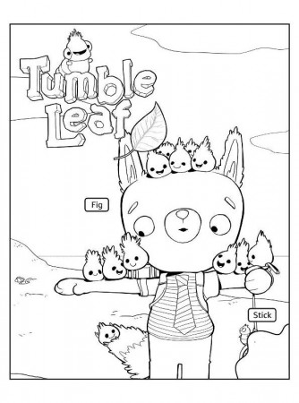 Tumble Leaf coloring pages