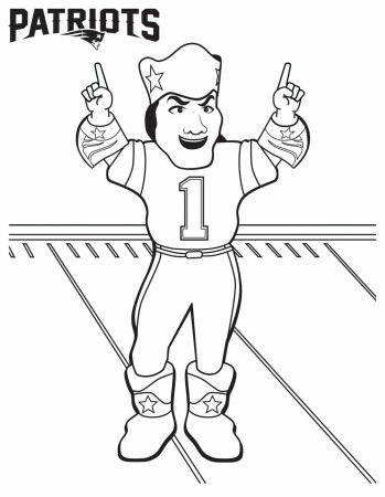 New England Patriots coloring page - Download, Print or Color Online for  Free
