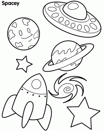 the space shuttle space coloring pages | Inspire Kids
