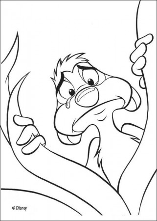 coloring page timon