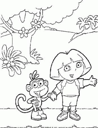 Dora Coloring Pages | Find the Latest News on Dora Coloring Pages 