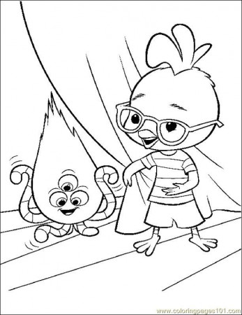 Coloring Pages 001 Chicken Little 62 (Cartoons > Chicken Little 