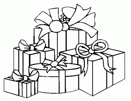Download Printable Coloring Pages Christmas Presents Free Or Print 