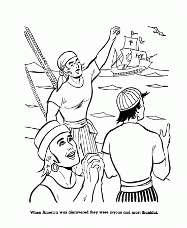 BlueBonkers: Columbus Coloring pages - Columbus sailors