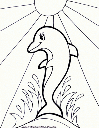 Dolphin Coloring Pages Dolphin Coloring Pages Printable Coloring 