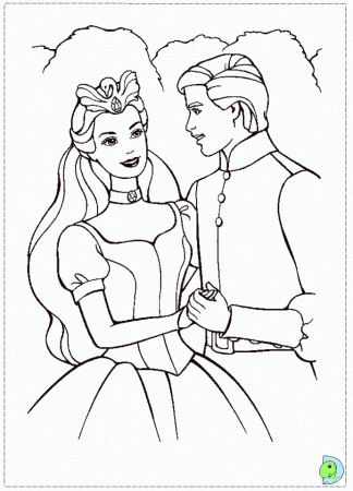swan lake barbie Colouring Pages