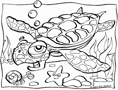 sea turtle coloring pages free | Coloring Pages For Kids