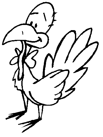Turkeys 5 Animals Coloring Pages & Coloring Book