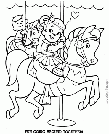 Printable Horse Coloring Pages For Girls