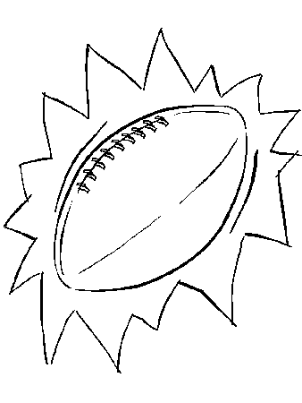 Printable Football Football8 Sports Coloring Pages 