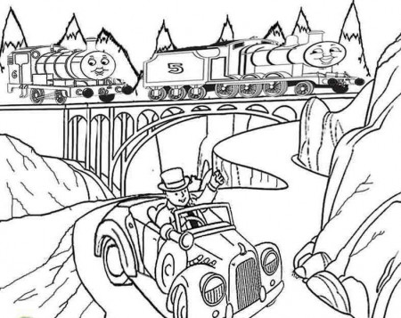 Thomas And Friends James and Percy Coloring For Kids - Thomas And 