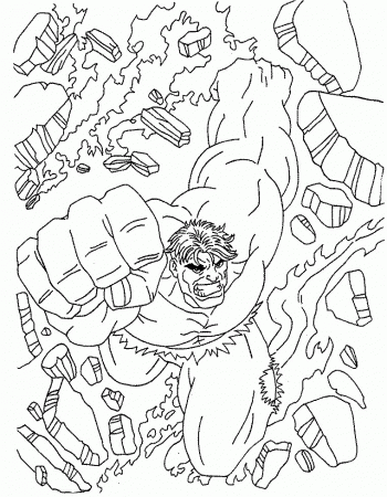 The Avengers of Hulk Coloring Pages | Coloring Pages For Kids