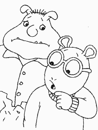 Printable Arthur 35 Cartoons Coloring Pages - Coloringpagebook.com