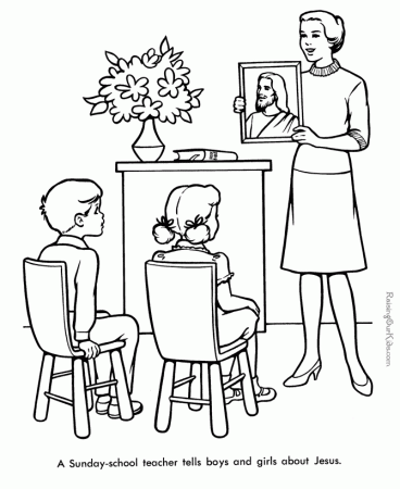 Free Bible coloring pages to print | Sunday School Worksheets/Activit…