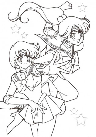 Two Faces Of Sailor Moon Coloring Pages - Sailor Moon Coloring 