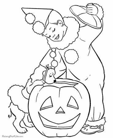 Pumpkin Halloween Coloring Pages free coloring pages for halloween 