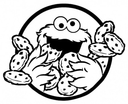 Baby Cookie Monster Coloring Pages Coloring For Kids 272046 Baby 