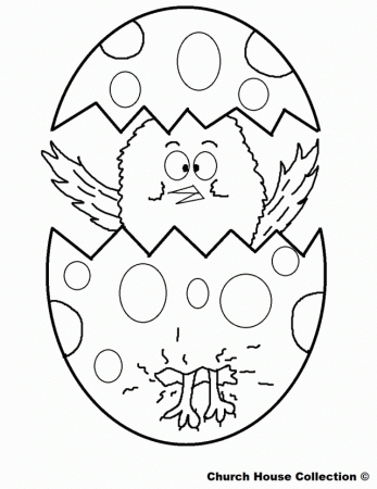 Easier Easter Egg Chick Coloring Page Wallpaper | ViolasGallery.