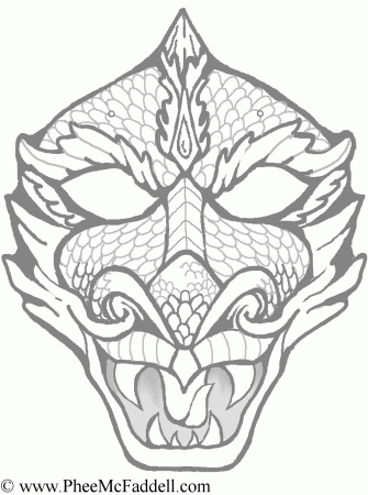 Mardi Gras Mask Coloring Pages 577 | Free Printable Coloring Pages