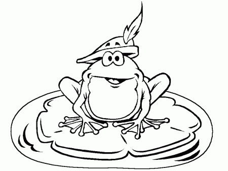 Frog Prince Coloring Pages | Clipart Panda - Free Clipart Images