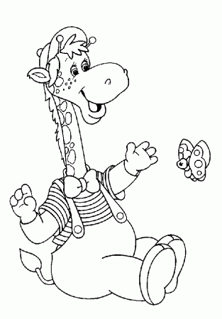 Giraffe Coloring pages for Home and School