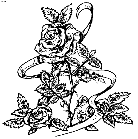 Flower of Love Coloring Book, Flower of Love Coloring Pages 