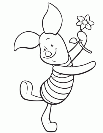 Download Piglet Pig Coloring Pages To Print Winnie The Pooh Or 