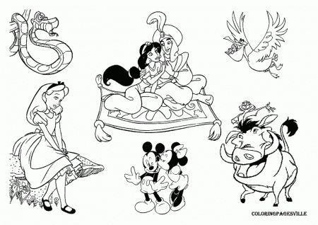 coloring pages walt disney princess | Coloring Pages For Kids