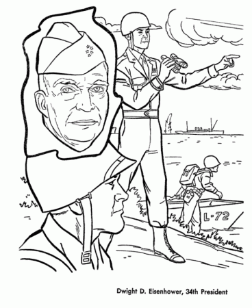 USA-Printables: General Dwight D.Eisenhower - Led the D-Day 