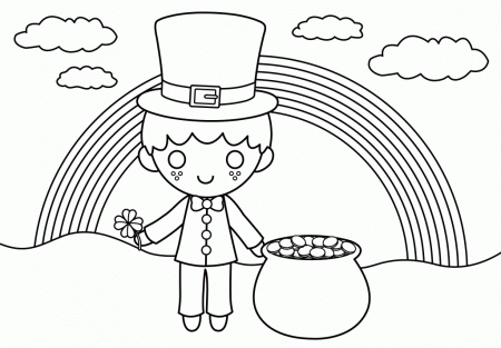 St Patrick Coloring Pages - Coloring For KidsColoring For Kids