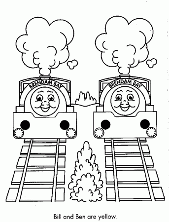 Boys Coloring Pages: Thomas the Train Coloring Pages