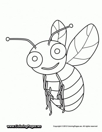 Bumble Bee Coloring Pages | 99coloring.com