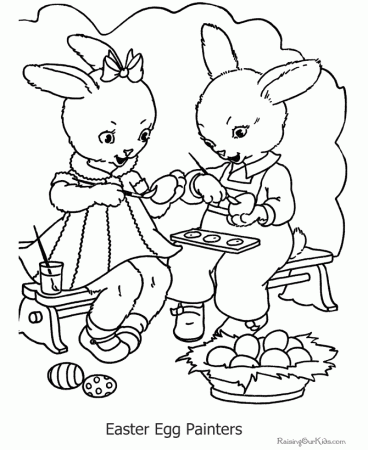 Easter Pages to Print and Color - 014