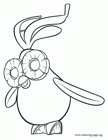 Chance of Meatballs - Fruit Cockatiel coloring page