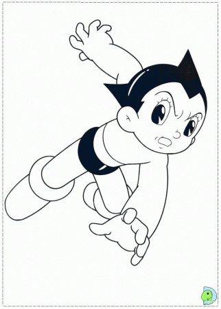 Astro Boy Coloring Pages fly « Printable Coloring Pages
