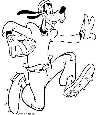 Goofy Coloring Pages - Disney Coloring Book