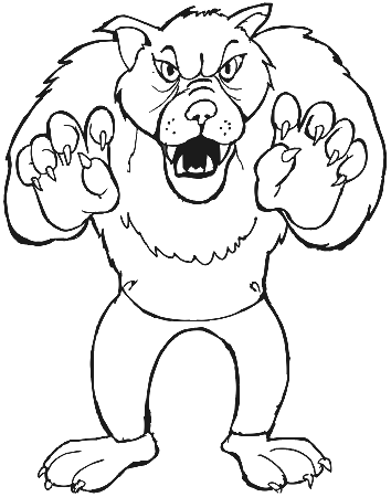 Wolf Coloring Sheet | Bulbulk Com