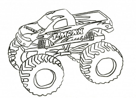 monster truck coloring pages for kids | Coloring Pages