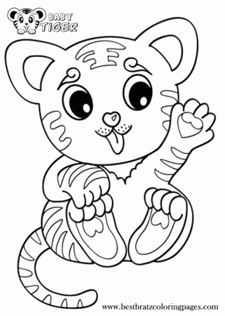 Baby Tiger Coloring Pages Baby Tiger Coloring Pages Print Baby 