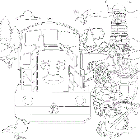 Coloring Online Thomas Train | Free Coloring Online