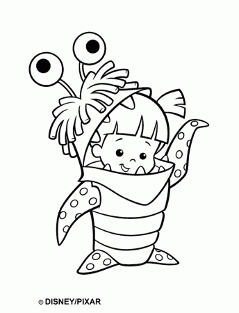 LAMINAS PARA COLOREAR - COLORING PAGES: Monster Inc. para dibujar 