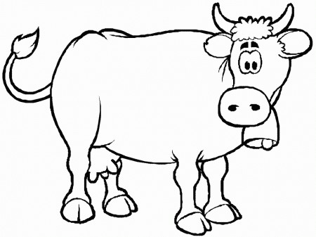 Cow Coloring Pages - Free Coloring Pages For KidsFree Coloring 