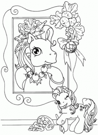 Free Printable Colouring Sheets Cartoon My Little Pony For Girls 