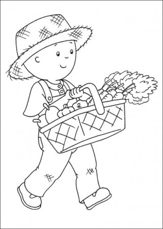 Caillou Coloring Pages Online - Picture 39 – Free Printable 