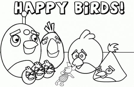 Unique Angry Birds Coloring Pages | Download Free Coloring Pages