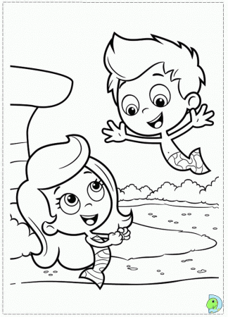 Bubble Guppies Deema Colouring Pages Page 3