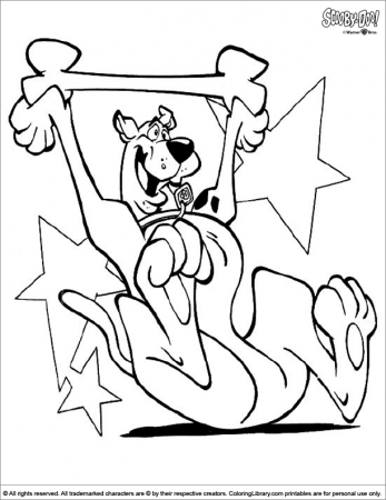 Scooby Doo coloring picture