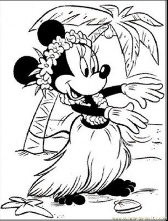 Free Mickey Mouse Face Coloring Pages