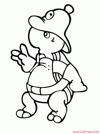 cartoon turtle Colouring Pages (page 3)